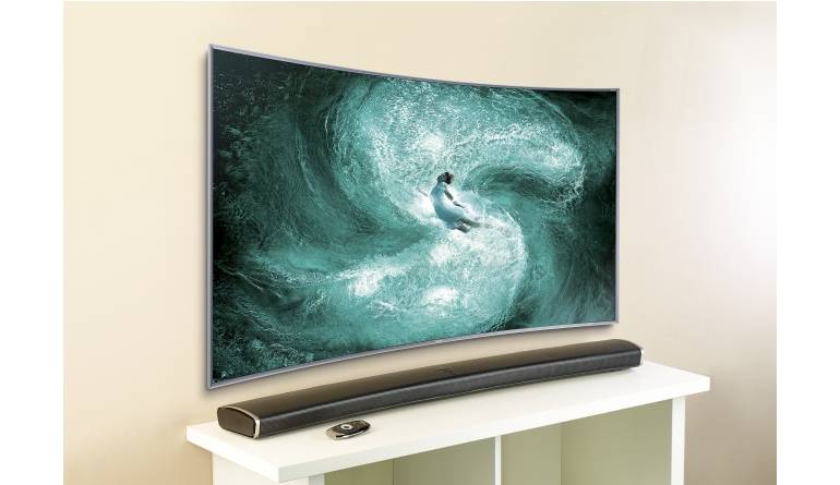 TV Geschwungene Soundbar von Auvisio mit Bluetooth und USB-Ladefunktion - News, Bild 1