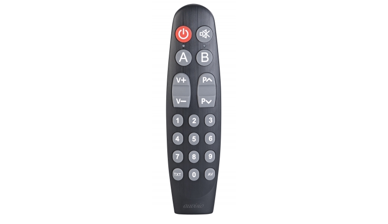 Auvisio Vorprogrammierte und lernfähige 5in1-Großtasten-Fernbedienung speziell für Senioren, Bild 1 TV Vorprogrammierte und lernfähige 5in1-Großtasten-Fernbedienung speziell für Senioren - News, Bild 1
