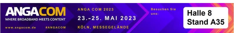 Marke: Axing ANGA COM 2023, Bild 1 Service ANGA COM 2023 - News, Bild 1