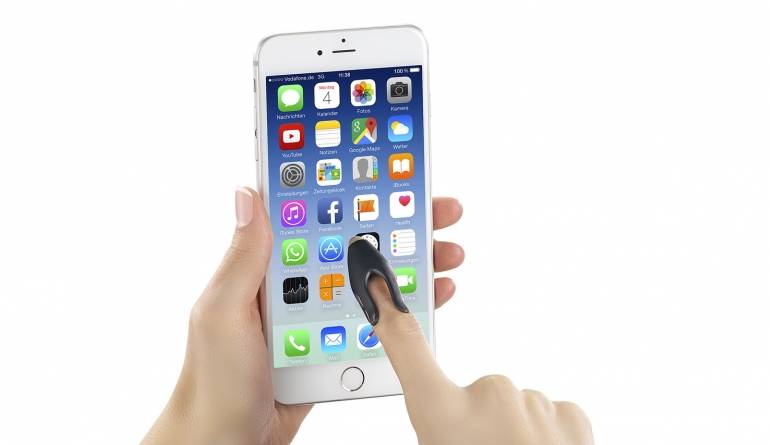 mobile Devices Smartphones und Tablets präziser bedienen: Touchscreen-Fingerkappe aus Kunststoff - News, Bild 1