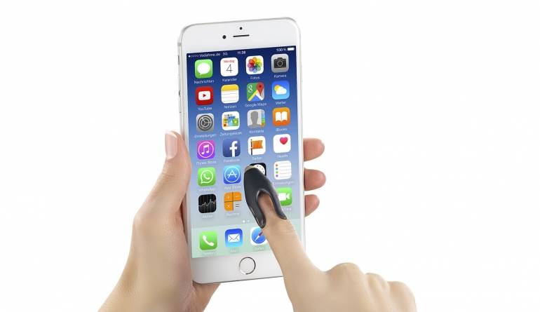 Callstel Smartphones und Tablets präziser bedienen: Touchscreen-Fingerkappe aus Kunststoff, Bild 1 mobile Devices Smartphones und Tablets präziser bedienen: Touchscreen-Fingerkappe aus Kunststoff - News, Bild 1