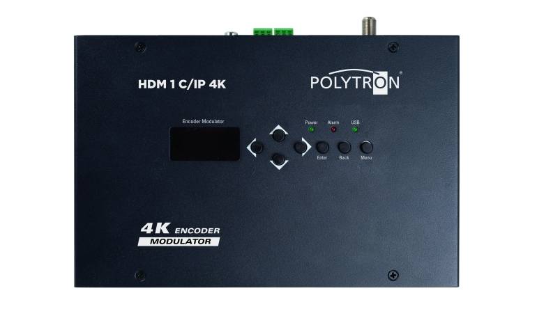 Marke: 4K-Inhalte für Empfangsanlagen einspeisen: Polytron-Modulator für DVB-C und IP-Stream, Bild 1 Car-Media 4K-Inhalte für Empfangsanlagen einspeisen: Polytron-Modulator für DVB-C und IP-Stream - News, Bild 1