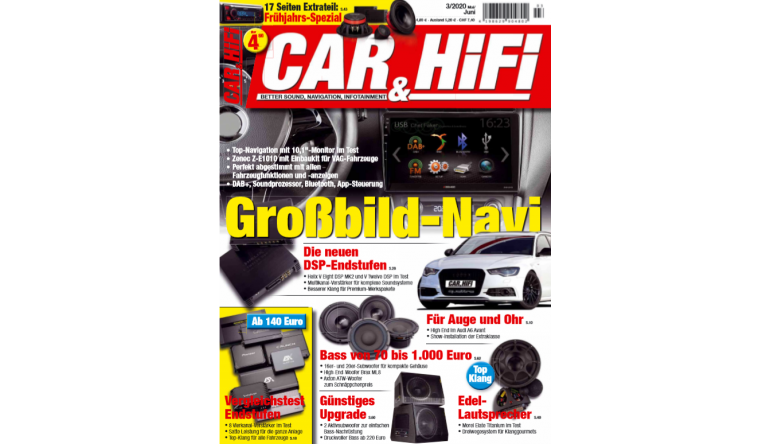 Car-Media In der „CAR&HIFI“: Großbild-Navi - Bass von 70 bis 1.000 Euro - Neue DSP-Endstufen - News, Bild 1