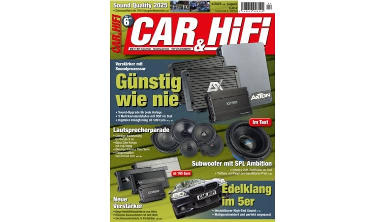 Marke: In der neuen „CAR & HiFi“: Neue Verstärker - Edelklang im 5er - Endstufen - Subwoofer, Bild 1 Car-Media In der neuen „CAR & HiFi“: Neue Verstärker - Edelklang im 5er - Endstufen - Subwoofer - News, Bild 1