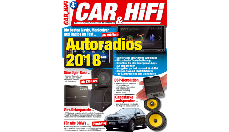 Car-Media In der neuen „Car&HiFi“: Die besten Navis, Moniceiver und Radios ab 100 Euro - News, Bild 1