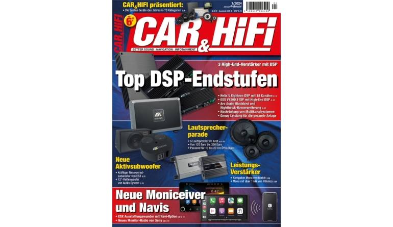 Marke: In der neuen „Car&HiFi“: DSP-Endstufen - Moniceiver und Navis - Lautsprecher ab 120 Euro, Bild 1 Car-Media In der neuen „Car&HiFi“: DSP-Endstufen - Moniceiver und Navis - Lautsprecher ab 120 Euro - News, Bild 1