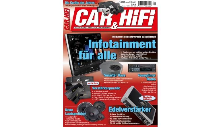 Car-Media In der neuen „Car&HiFi“: Infotainment für alle - Verstärker, Lautsprecher und Subwoofer im Test - News, Bild 1