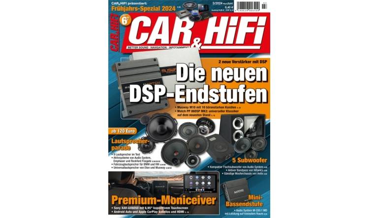 Car-Media In der neuen „Car&HiFi“: Lautsprecher - Subwoofer - Sony-Moniceiver - DSP-Endstufen - News, Bild 1