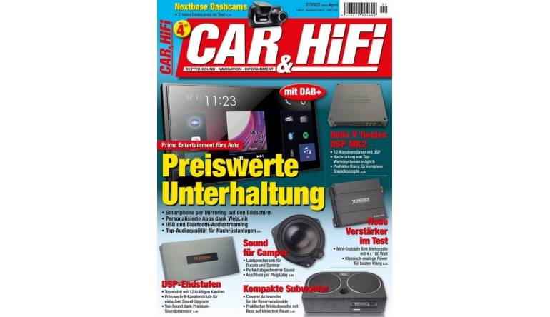 Car-Media In der neuen „Car&HiFi“: Preiswerte Unterhaltung - Sound für Camper - Kompakte Subwoofer - News, Bild 1