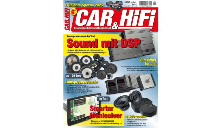 Car-Media In der neuen „CAR&HiFi“: Soundprozessoren - Moniceiver - Subwoofer - Frühjahrs-Spezial - News, Bild 1