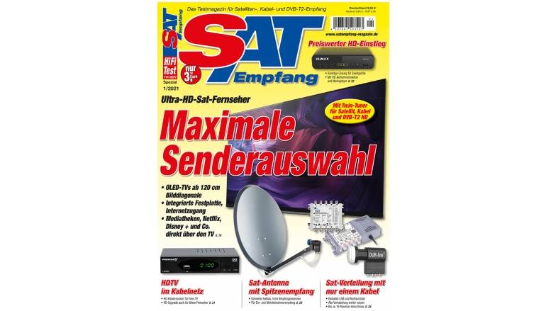 Car-Media SAT Empfang Ausgabe 1/2021 erhältlich - News, Bild 1