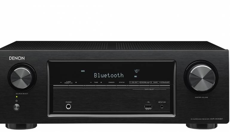 Denon AV-Receiver für Einsteiger: Denon AVR-X540BT mit 4K und Tablet-Steuerung, Bild 1 Heimkino AV-Receiver für Einsteiger: Denon AVR-X540BT mit 4K und Tablet-Steuerung - News, Bild 1