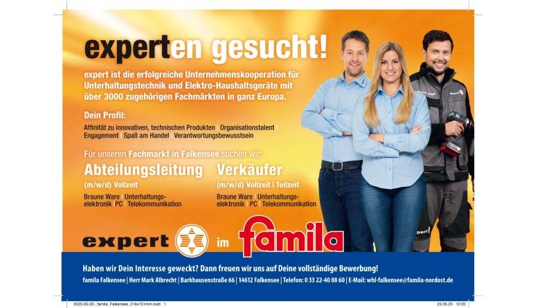Marke: expert experten gesucht!, Bild 1 Service experten gesucht! - News, Bild 1