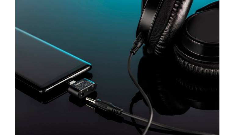 Hama Klinken-Kopfhörer an USB-C-Smartphone: Hama bringt passenden Adapter, Bild 1 HiFi Klinken-Kopfhörer an USB-C-Smartphone: Hama bringt passenden Adapter - News, Bild 1