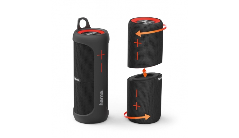 Hama Wasserdichter Bluetooth-Lautsprecher von Hama - In zwei Boxen teilbar, Bild 1 HiFi Wasserdichter Bluetooth-Lautsprecher von Hama - In zwei Boxen teilbar - News, Bild 1