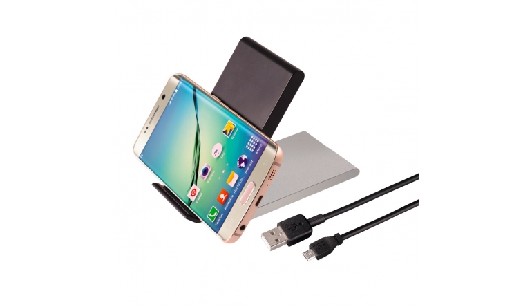 Hama Induktivladegerät und Smartphone-Halter in einem: Hama führt das „Desk“ ein, Bild 1 mobile Devices Induktivladegerät und Smartphone-Halter in einem: Hama führt das „Desk“ ein - News, Bild 1