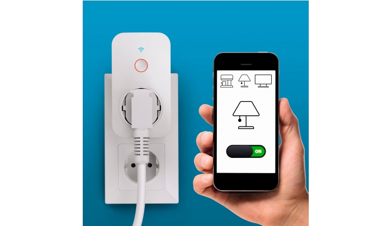 Hama Für die Steuerung per App oder Sprache: WiFi-Steckdose von Hama, Bild 1 Smart Home Für die Steuerung per App oder Sprache: WiFi-Steckdose von Hama - News, Bild 1