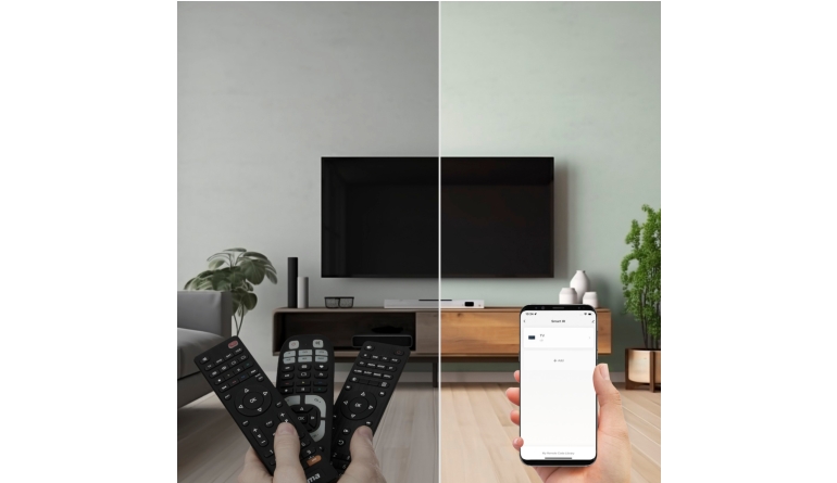Marke: Hama Macht fast jedes Gerät smart: Neue WLAN-Universal-Fernbedienung von Hama, Bild 1 Smart Home Macht fast jedes Gerät smart: Neue WLAN-Universal-Fernbedienung von Hama - News, Bild 1