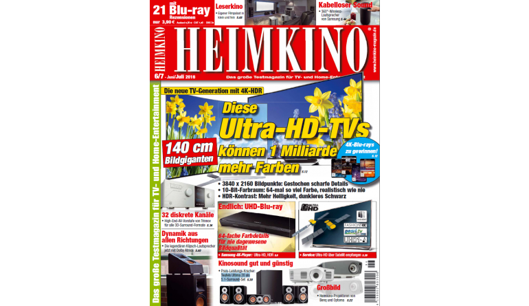 Heimkino Diese Ultra-HD-TVs können eine Milliarde mehr Farben: Neue Fernseher im „HEIMKINO“-Test, Bild 1 Heimkino Diese Ultra-HD-TVs können eine Milliarde mehr Farben: Neue Fernseher im „HEIMKINO“-Test - News, Bild 1