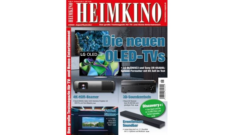 Heimkino In der aktuellen „HEIMKINO“: Neue OLED-TVs - 4K-HDR-Beamer - 7.1.2-Dolby-Atmos-Kino - News, Bild 1