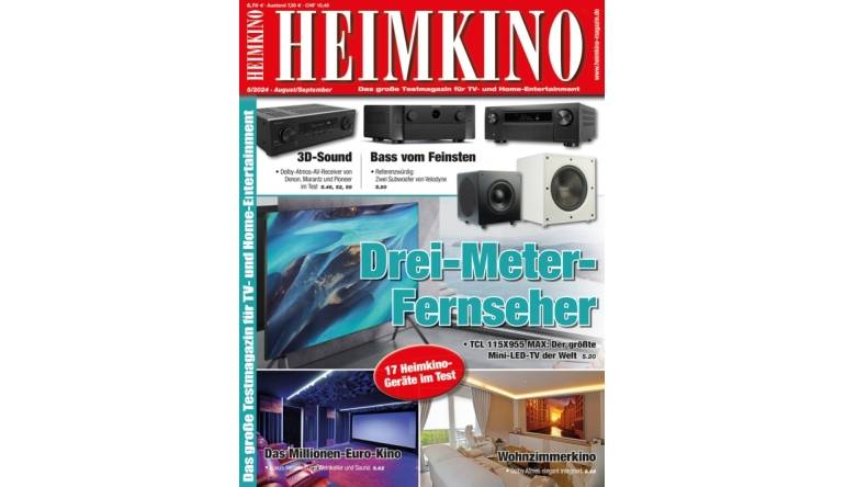 Heimkino In der neuen „HEIMKINO“: Der größte Mini-LED-TV der Welt - Dolby-Atmos-AV-Receiver - News, Bild 1
