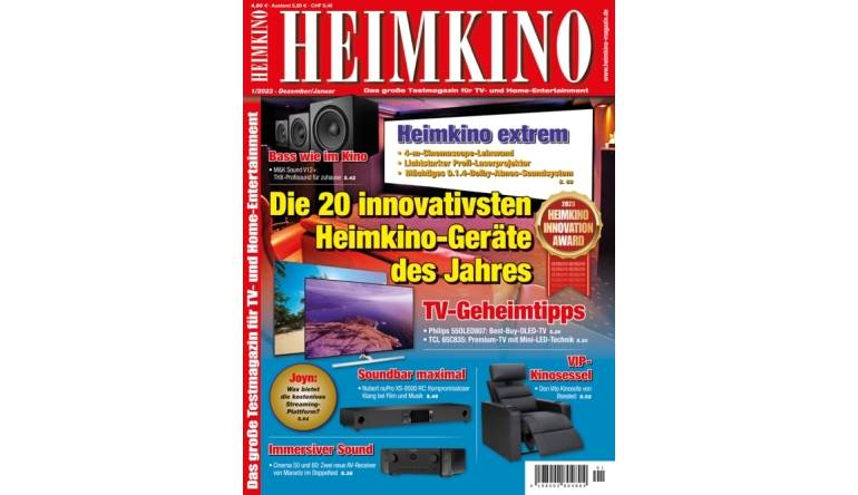 Heimkino In der neuen „HEIMKINO“: Die 20 innovativsten Heimkino-Geräte des Jahres - News, Bild 1