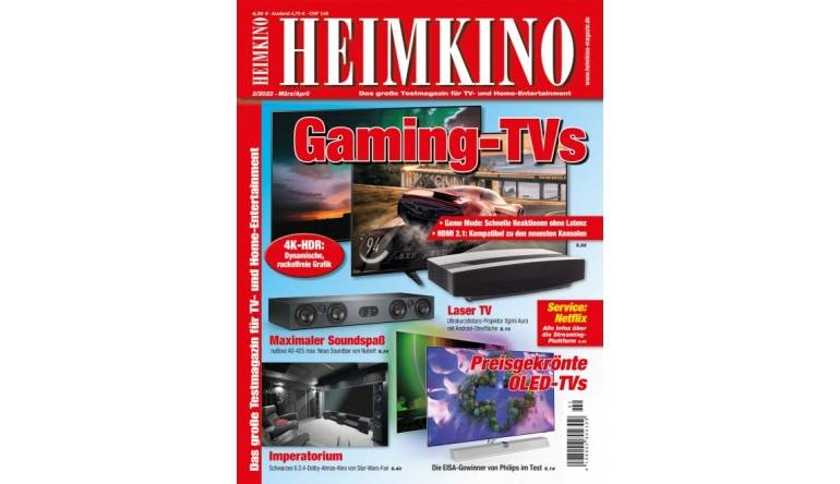 Heimkino In der neuen „HEIMKINO“: Laser-TV - Gaming-Fernseher - Soundbar-Check - Netflix-Test, Bild 1 Heimkino In der neuen „HEIMKINO“: Laser-TV - Gaming-Fernseher - Soundbar-Check - Netflix-Test - News, Bild 1