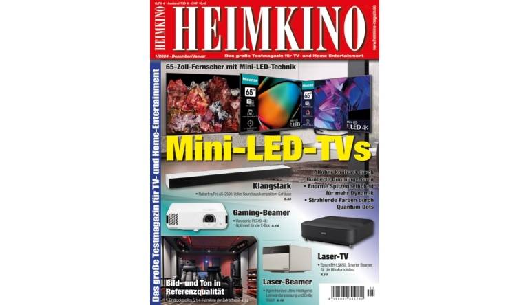 Heimkino In der neuen „HEIMKINO“: Mini-LED-TVs - Gaming-Beamer - Laser-TV - Nubert-Soundbar - News, Bild 1