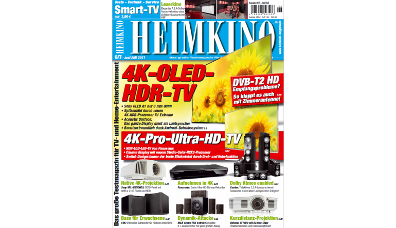 Heimkino In der neuen „HEIMKINO“: Sonys OLED A1 mit HDR - Das ganze Display dient als Lautsprecher - News, Bild 1