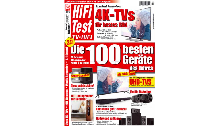 Heimkino In der neuen „HiFi TEST“: Die 100 besten Geräte des Jahres - TVs, Lautsprecher, HiFi - News, Bild 1
