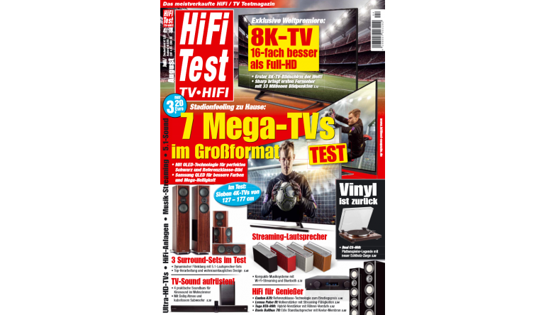 Heimkino In der neuen „HiFi Test“: Exklusive Weltpremiere - Der erste 8K-TV-Bildschirm , Bild 1 Heimkino In der neuen „HiFi Test“: Exklusive Weltpremiere - Der erste 8K-TV-Bildschirm - News, Bild 1