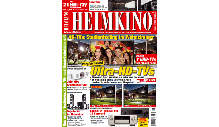 Heimkino Machen Sie Ihr Wohnzimmer fit für die Fußball-EM: Die neue „HEIMKINO“ kennt die passende Technik - News, Bild 1