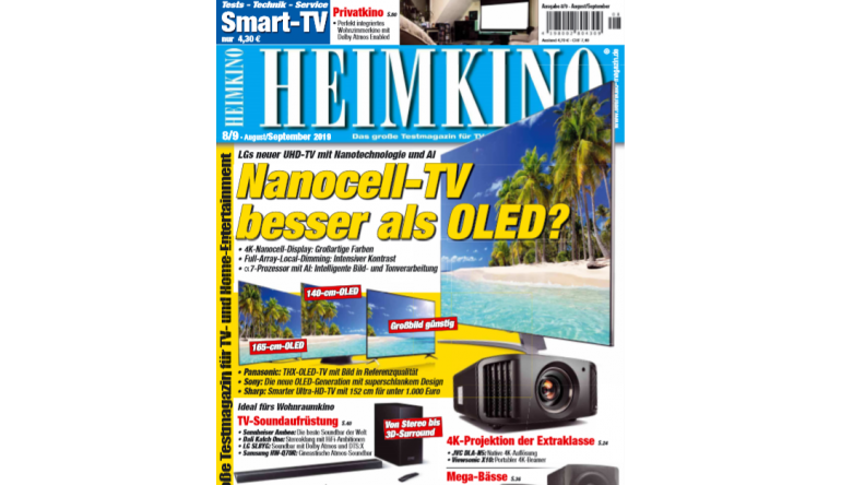 Heimkino Nanocell-TV von LG besser als OLED? - Die Antwort gibt`s in der neuen „HEIMKINO“, Bild 1 Heimkino Nanocell-TV von LG besser als OLED? - Die Antwort gibt`s in der neuen „HEIMKINO“ - News, Bild 1