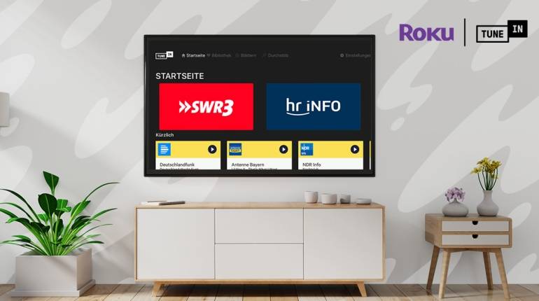 Marke: Roku nimmt Audio-Streaming-Dienst TuneIn in seinen Channel Store auf, Bild 1 Heimkino Roku nimmt Audio-Streaming-Dienst TuneIn in seinen Channel Store auf - News, Bild 1