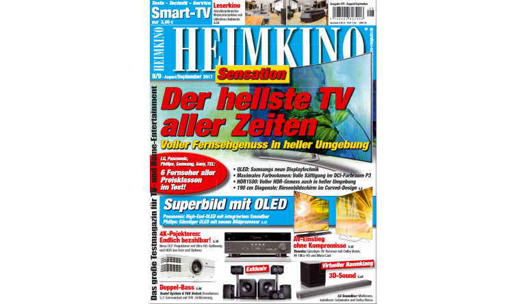 Heimkino Sensation in der neuen „HEIMKINO“: Der hellste Fernseher aller Zeiten, Bild 1 Heimkino Sensation in der neuen „HEIMKINO“: Der hellste Fernseher aller Zeiten - News, Bild 1