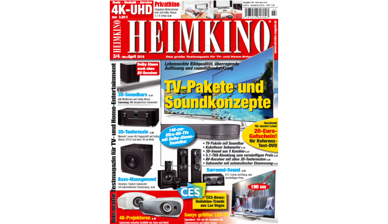 Heimkino TV-Pakete und Soundkonzepte: Optimale Bild- und Tonlösungen in der neuen „HEIMKINO“ - News, Bild 1