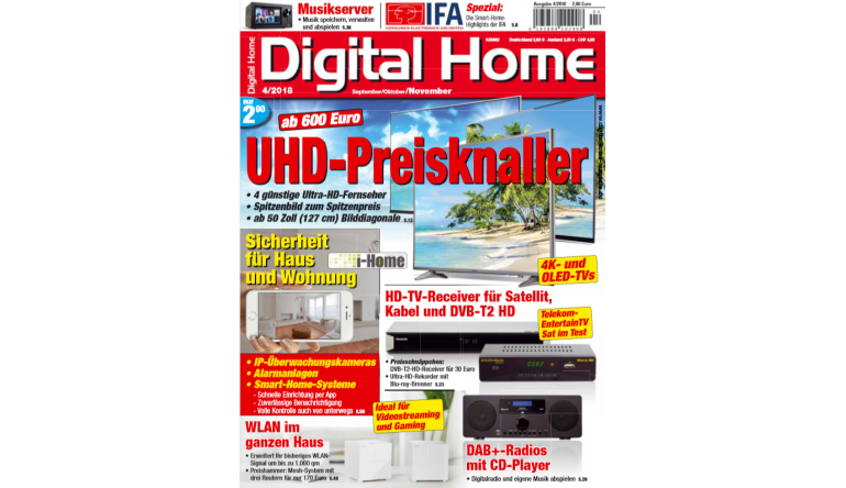 Heimkino UHD-Preisknaller ab 600 Euro: „Digital Home“ testet vier günstige Fernseher, Bild 1 Heimkino UHD-Preisknaller ab 600 Euro: „Digital Home“ testet vier günstige Fernseher - News, Bild 1