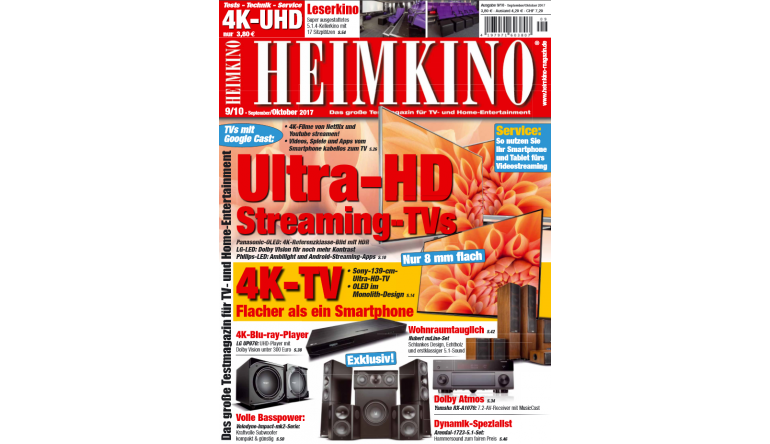 Heimkino Ultra-HD Streaming-TVs mit Google Cast: Spannende Details in der neuen „HEIMKINO“ - News, Bild 1