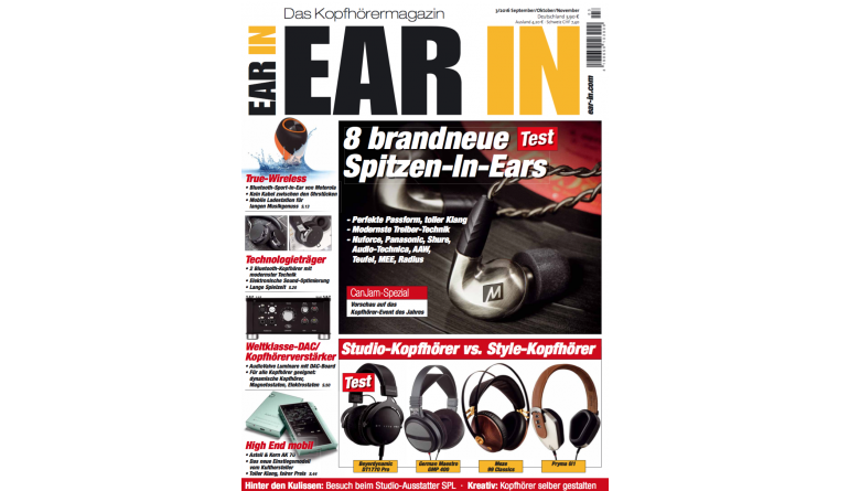 HiFi Die neue „Ear In“ ist da: Acht aktuelle Spitzen-In-Ears im Test - Studio- vs. Style-Kopfhörer, Bild 1 HiFi Die neue „Ear In“ ist da: Acht aktuelle Spitzen-In-Ears im Test - Studio- vs. Style-Kopfhörer - News, Bild 1