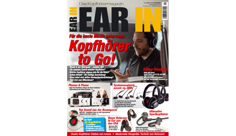 HiFi Für die beste Musik unterwegs: Kopfhörer to Go in der neuen „EAR IN“, Bild 1 HiFi Für die beste Musik unterwegs: Kopfhörer to Go in der neuen „EAR IN“ - News, Bild 1