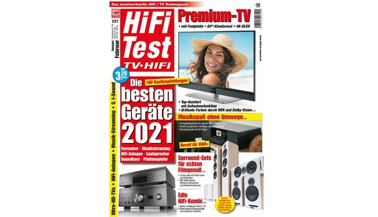 HiFi HiFi Test 1/2021 ab heute erhältlich, Bild 1 HiFi HiFi Test 1/2021 ab heute erhältlich - News, Bild 1