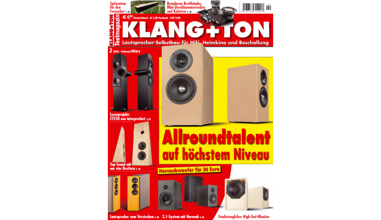 HiFi Hornsubwoofer für 30 Euro: Neue „Klang+Ton“ verrät, wie’s funktioniert, Bild 1 HiFi Hornsubwoofer für 30 Euro: Neue „Klang+Ton“ verrät, wie’s funktioniert - News, Bild 1