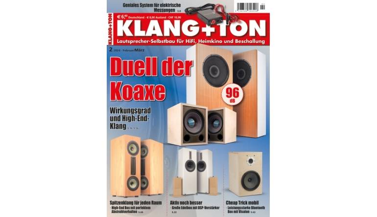 Marke: In der neuen „Klang+Ton“: Duell der Koaxe - Spitzenklang für jeden Raum - Aktiv noch besser, Bild 1 HiFi In der neuen „Klang+Ton“: Duell der Koaxe - Spitzenklang für jeden Raum - Aktiv noch besser - News, Bild 1