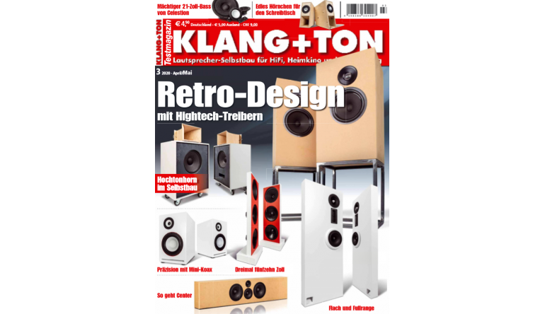 HiFi In der neuen  „Klang+Ton“: Retro-Design mit Hightech-Treibern - Hochton-Horn im Selbstbau - News, Bild 1