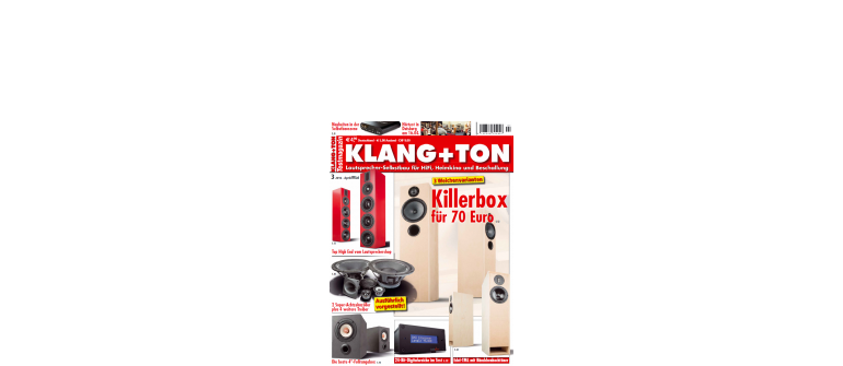 HiFi Killerbox für 70 Euro: Die neue „Klang + Ton“ ist ein Muss für jeden Lautsprecher-Bastler - News, Bild 1