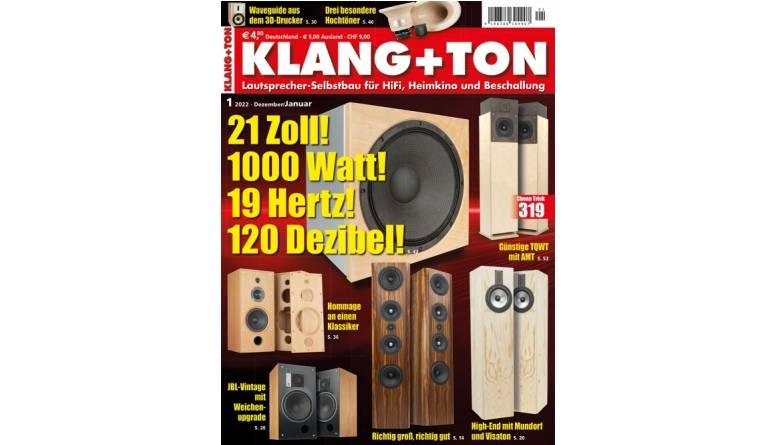 HiFi Klang & Ton 1/2022 - News, Bild 1