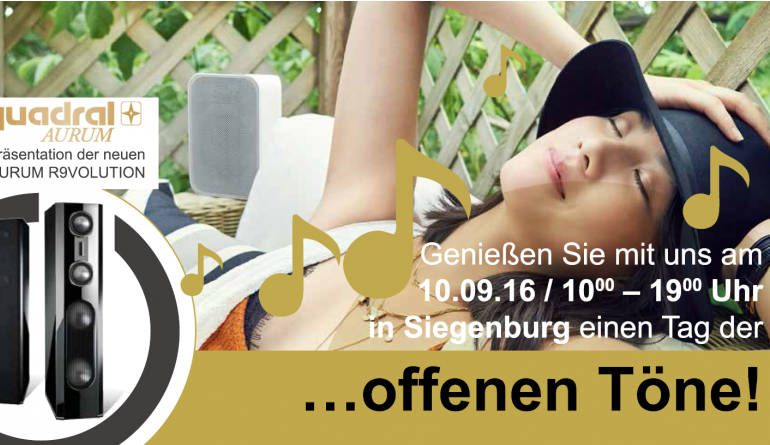 HiFi „Tag der offenen Töne“ am 10. September bei Hifi Liebl in Siegenburg - News, Bild 1