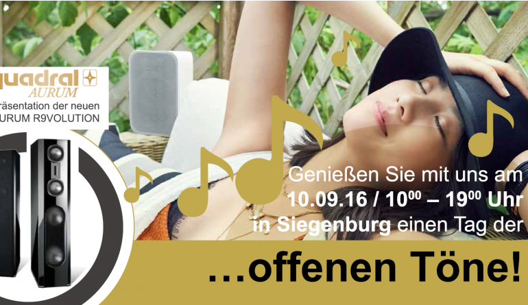 HiFi „Tag der offenen Töne“ am 10. September bei Hifi Liebl in Siegenburg, Bild 1 HiFi „Tag der offenen Töne“ am 10. September bei Hifi Liebl in Siegenburg - News, Bild 1