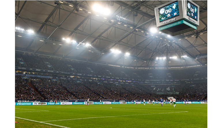 TV Hisense baut größten Videowürfel Europas für Fußball-Arena von Schalke 04 - News, Bild 1