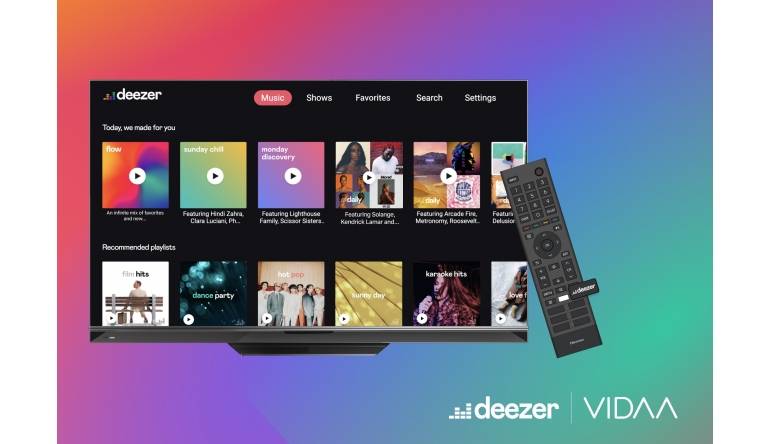 TV Musik-Plattform Deezer ab sofort auf Smart-TVs von Hisense verfügbar - News, Bild 1